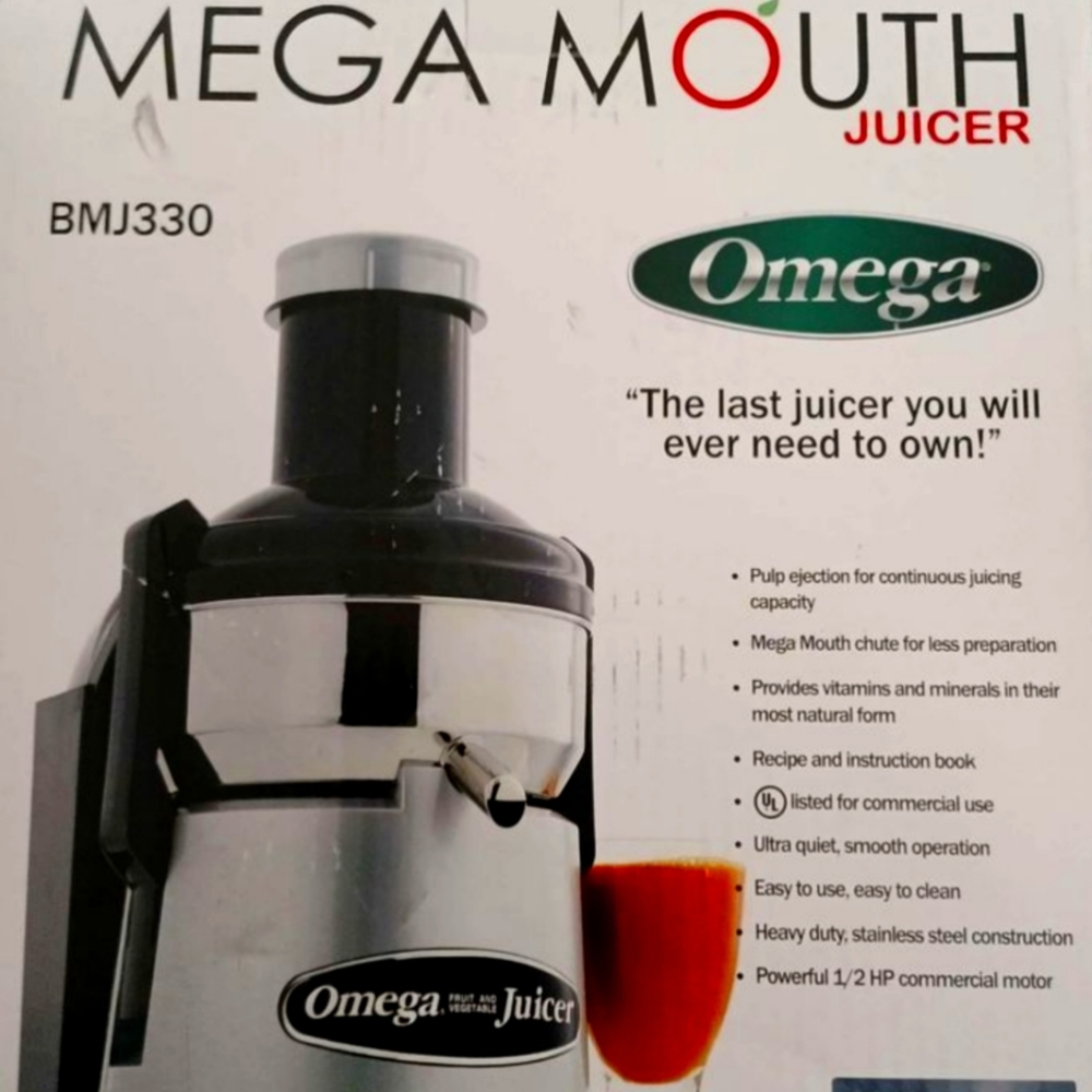 Omega Mega Mouth Juicer